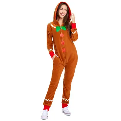 Women's Gingerbread Man Jumpsuit