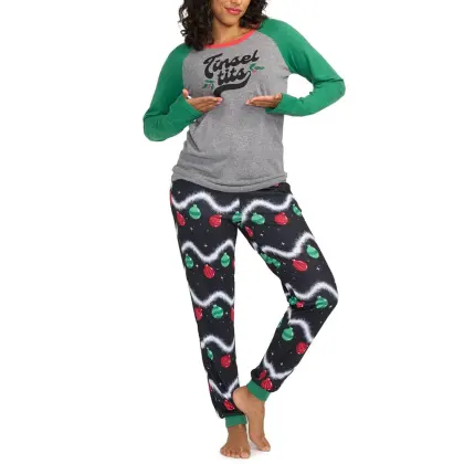Women's Tinsel Tits Crew Neck Pajama Set