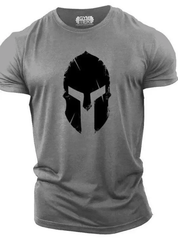 Men's Outdoor Slim Fit Basic Breathable T-shirt 