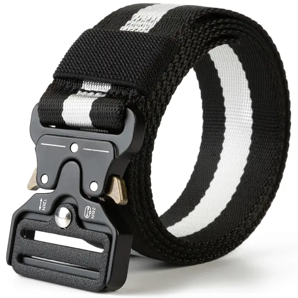 3.8cm Mountaineering Camping Multifunctional Military Training Belt Cobra Buckle Nylon Tactical Belt Customizable Printing - Nicheten.com 