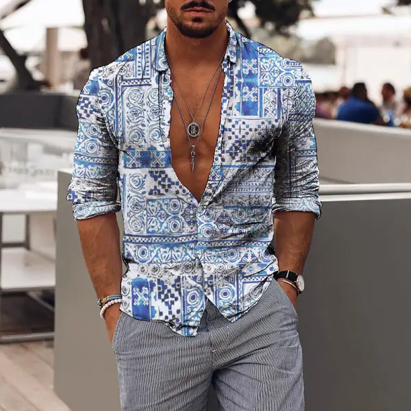 Paisley Casual Print Shirt - Fineesa.chimpone.com 