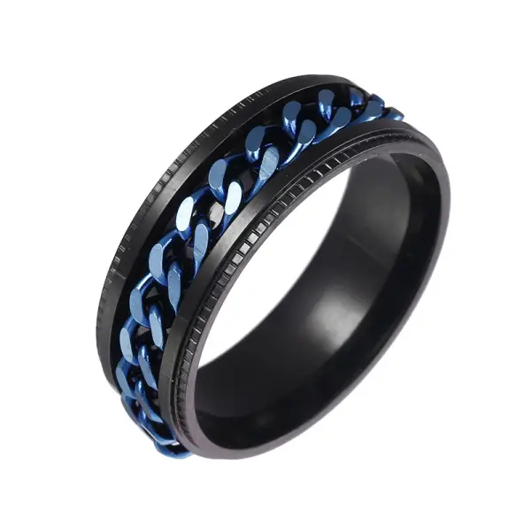 Chain Rotating Stainless Steel Pressure Relief Ring - Mobivivi.com 