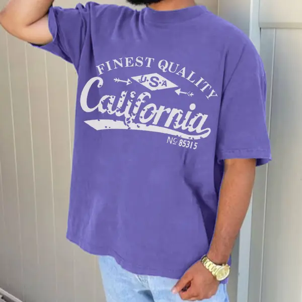 T-shirt Oversize California Retrò - Faciway.com 