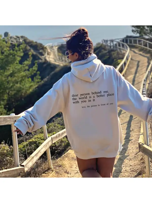 Dear Person Behind Me Hoodie - Ootdmw.com 