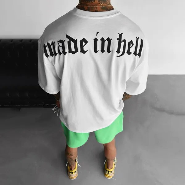 OVERSIZE MADE IN HELL TEE - Keymimi.com 