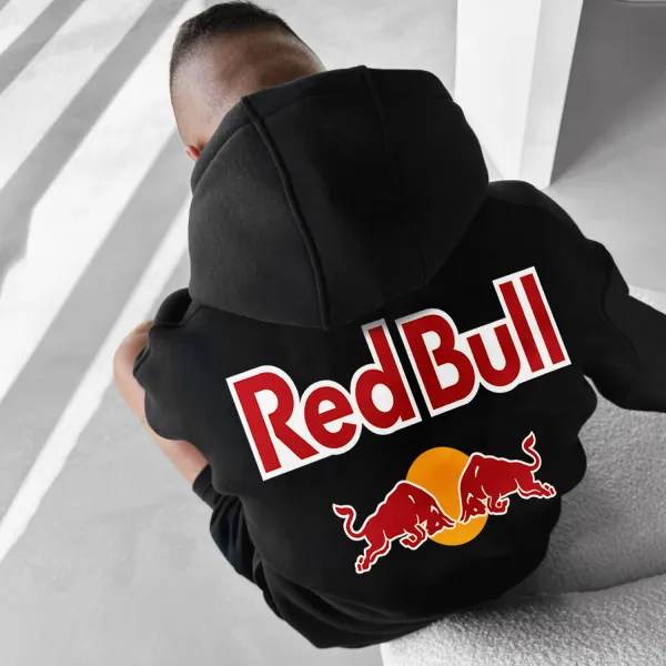 Oversized Red Bull Hoodie - Manlyhost.com 