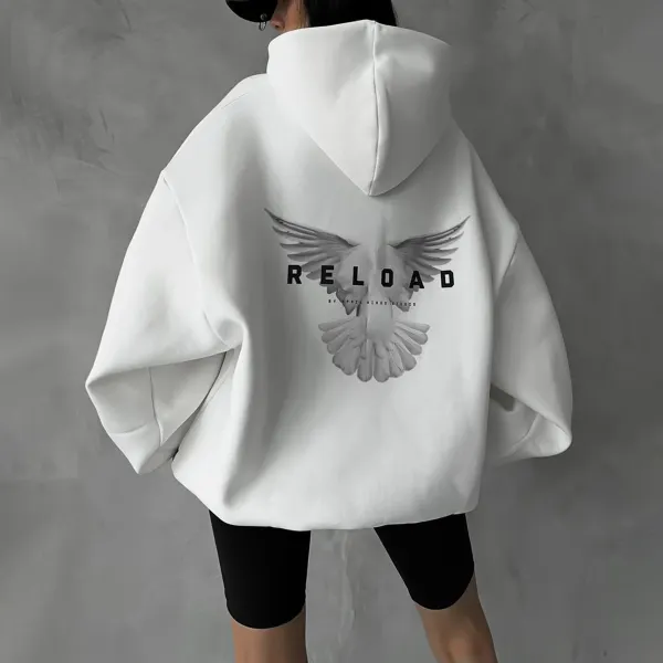 Oversized Peace Hoodie - Ootdyouth.com 