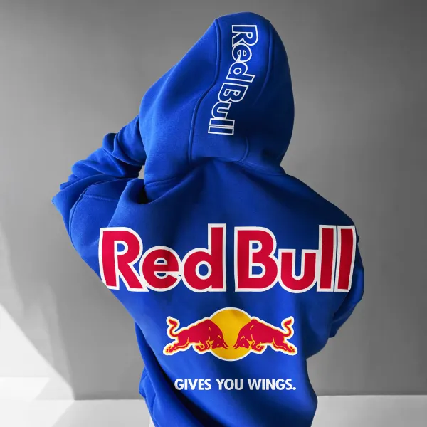 Oversized Red Bull Hoodie - Manlyhost.com 