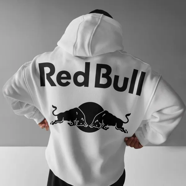 Oversized Red Bull Hoodie - Upgradecool.com 