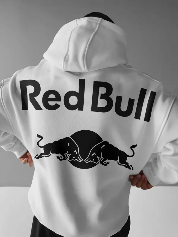 Oversized Red Bull Hoodie - Wantbright.com 