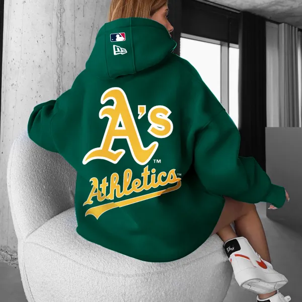 Oversize Baseball Hoodie - Localziv.com 