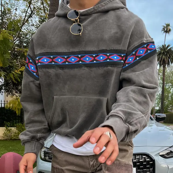 Retro Unisex Aztec Sweatshirt - Albionstyle.com 