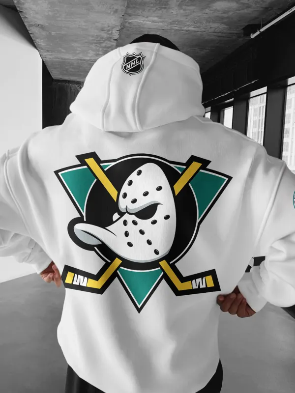Oversized Casual Men's Mighty Ducks Hoodie - Pragmaace.com 