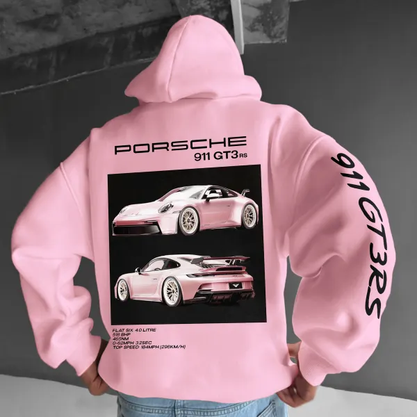 Oversize Sports Car 911 GT3RS Hoodie - Faciway.com 