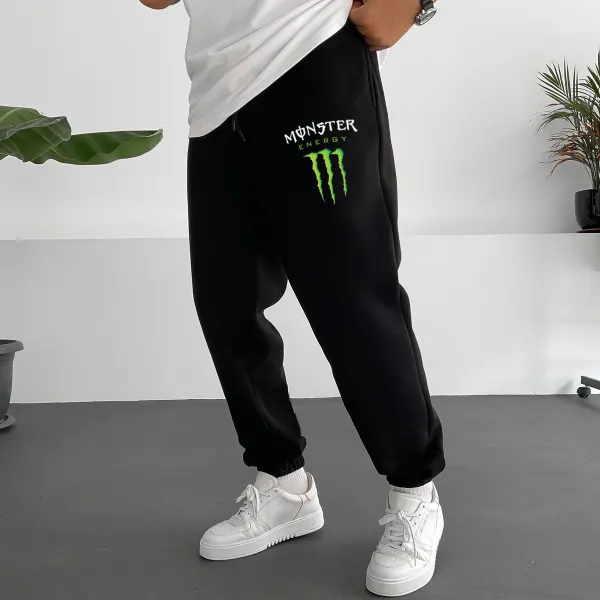 Men's Casual Energy Drink Style Sweatpants - Ootdyouth.com 