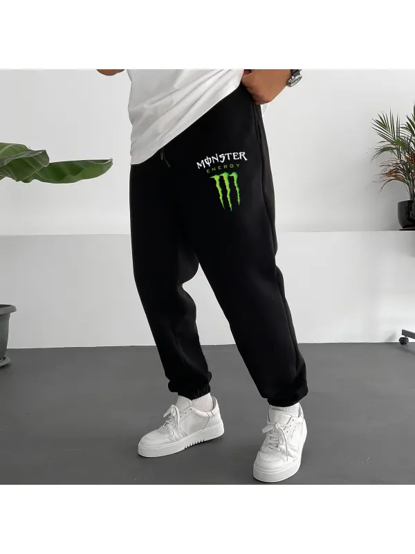 Men's Casual Energy Drink Style Sweatpants - Spiretime.com 