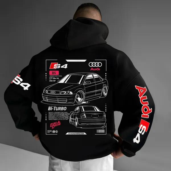 Oversize Sports Car S4 Print Hoodie - Trisunshine.com 