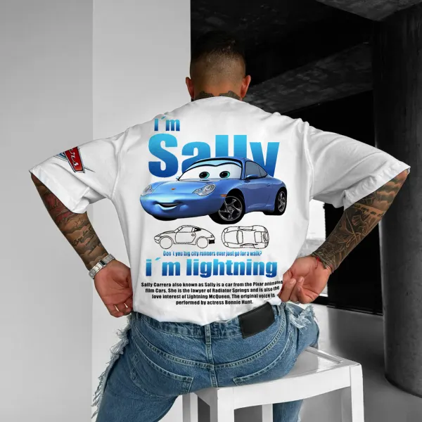 Oversize Sports Car 911 Sally Carrera T-shirt - Ootdyouth.com 