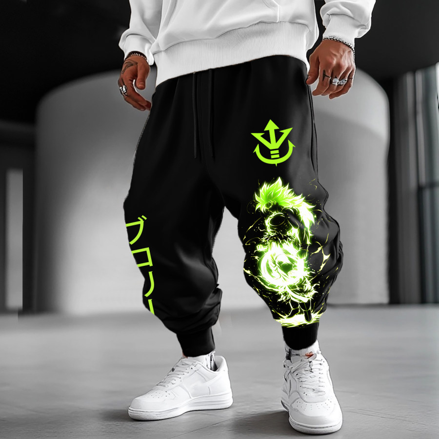 

Unisex Anime-themed Oversized Harem Pants
