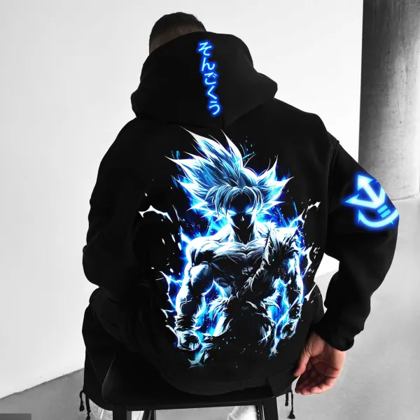 Unisex Anime Casual Printed Gift Oversized Warm Hoodie - Wayrates.com 