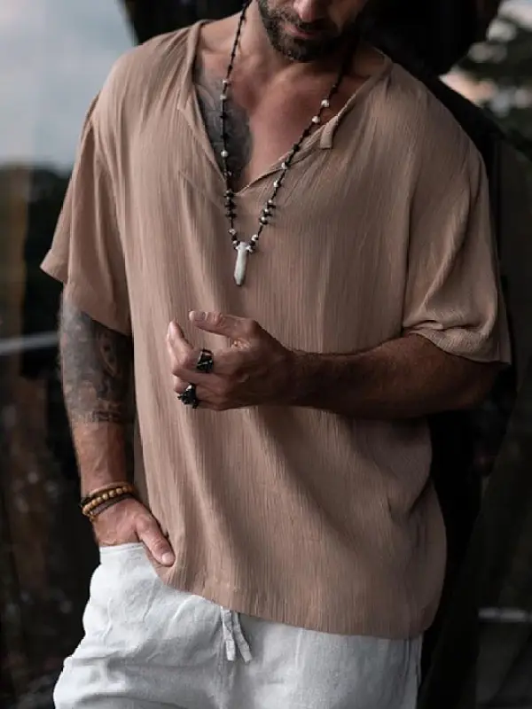 Men's Holiday Plain T-shirt - Sunshinenice.com 