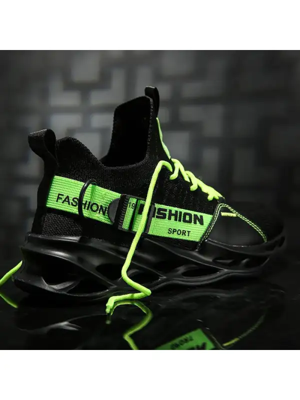 Flying Knit Blade Casual Sneakers - Aptkoi.com 