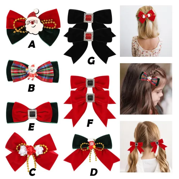 Girls Christmas Hair Accessories Only $2.99 - Popopieshop.com 