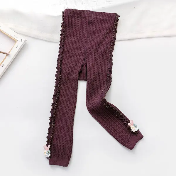 Girls Lace Cropped Trousers - Popopieshop.com 