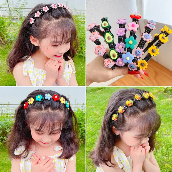 Cute Multicolor Colorful Floral Bowknot Headdress - 5403 - Popopieshop.com 