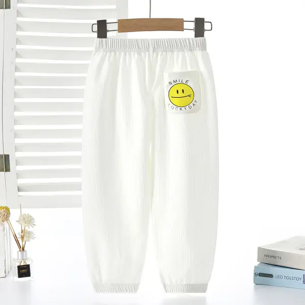 【12M-9Y】Unisex Kids Multicolor Cartoon Print Pants - Popopieshop.com 