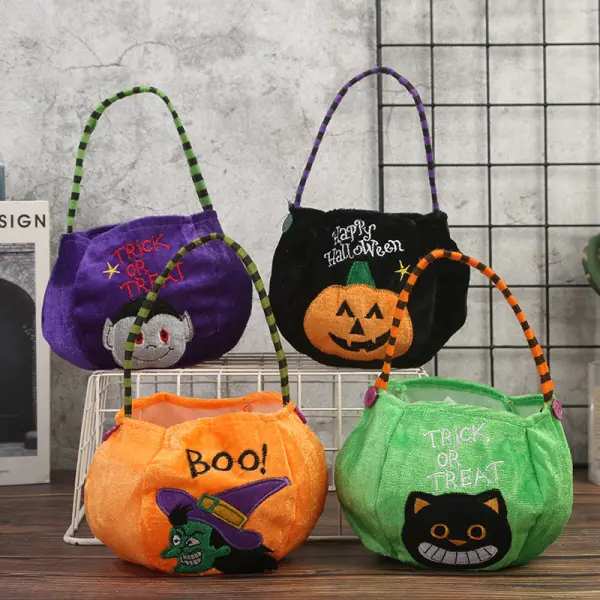 Kids Halloween Embroidery Candy Bag Only $3.99 - Popopieshop.com 