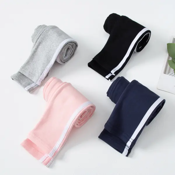 【2Y-11Y】Girls Striped Leggings - Popopieshop.com 