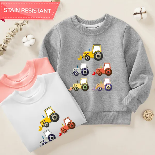 【12M-9Y】Boys Cartoon Print Cotton Stain Resistant Long Sleeve Sweatshirt - Popopieshop.com 
