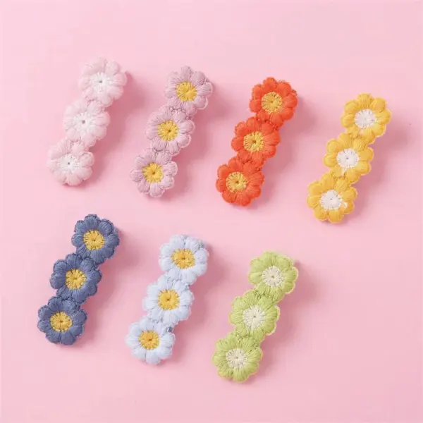 Girls Sunflower Hairpin - Popopieshop.com 