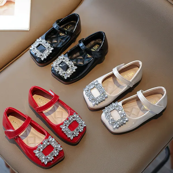 Girl Fashion Elegant Diamond Soft Bottom Princess Shoes - 34567 - Popopieshop.com 