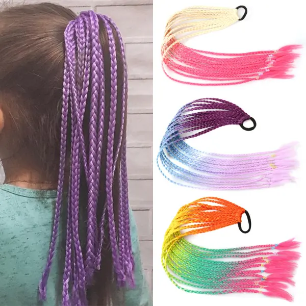 Girls Gradient Wig Braids - Popopieshop.com 