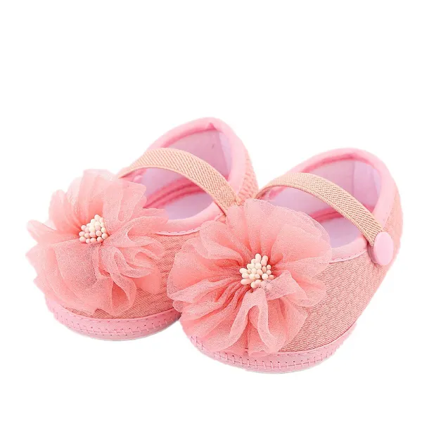 Newborn Baby Girl Flower Shoes - Popopieshop.com 