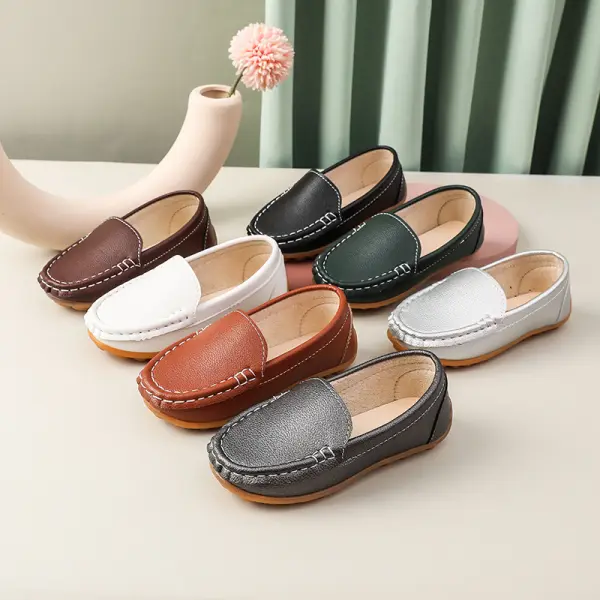 Boys Multicolor Leather Shoes - Popopieshop.com 