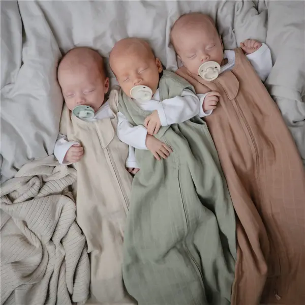 Baby Solid Color Vest Multicolor Anti-kick Sleeping Bag - Popopieshop.com 