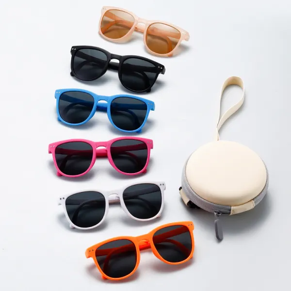 Kids Fashion Retro Foldable Sunglasses - Popopieshop.com 