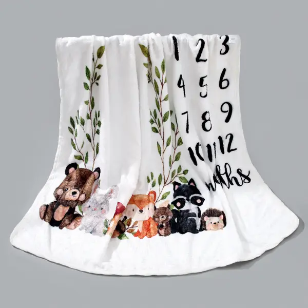 Unisex Baby Flannel Blanket - Popopieshop.com 