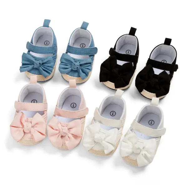 Baby Girl Multicolor Bow Shoes - Popopieshop.com 