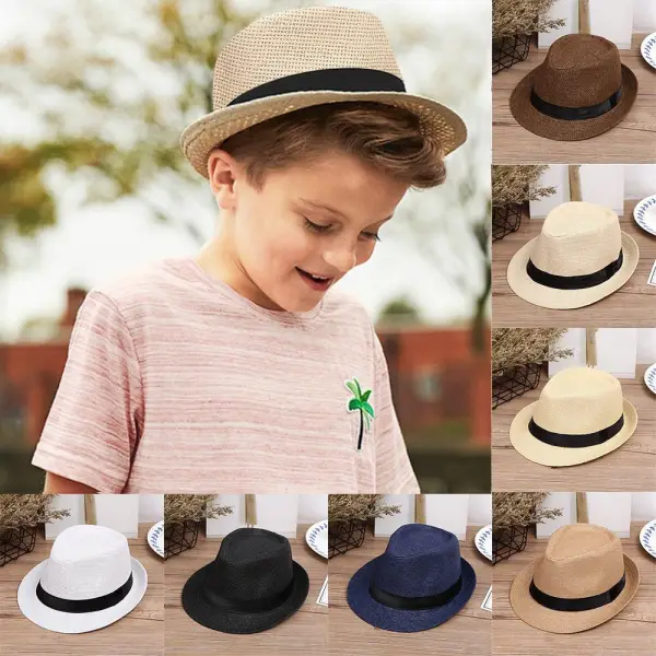 Boys Fashion Straw Hat - Popopieshop.com 