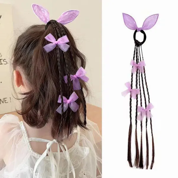 Girls Fashion Bow Wig Braid - Popopieshop.com 