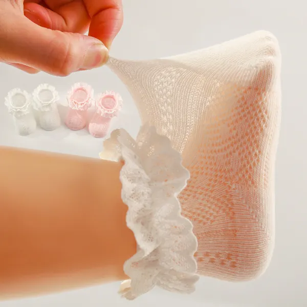 Baby Girl Cute Lace Ruffle Comfortable Socks - Popopieshop.com 