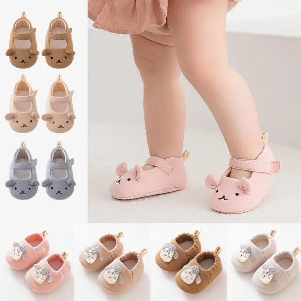 Unisex Baby Cute Cartoon Embroidery Comfortable Soft Shoes - Popopieshop.com 