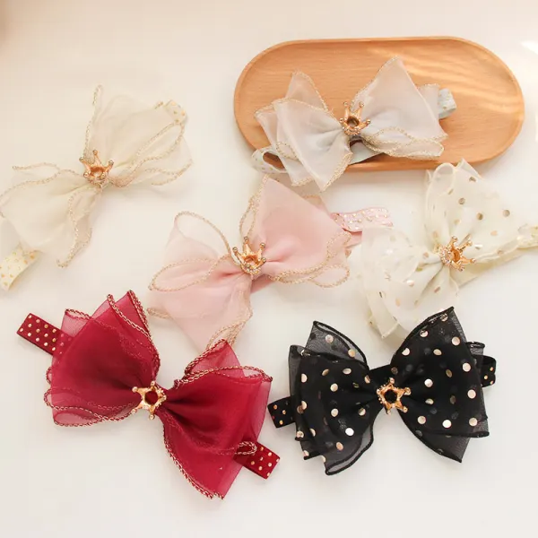 Baby Girl Cute Tiara Bow Hairband - Popopieshop.com 