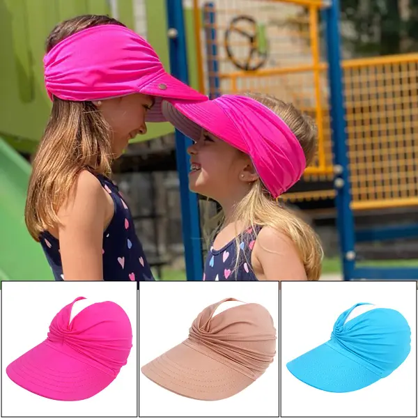 Girls Fashion Sun Protection Beach Peaked Hat - Popopieshop.com 