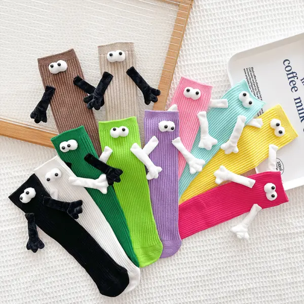 Kids Cute Cotton Breathable Multicolor Mid-calf Socks - Popopieshop.com 