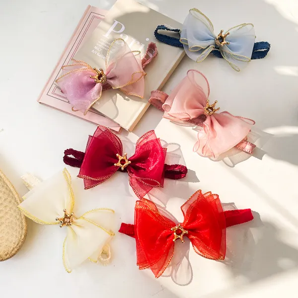 Baby Girl Cute Tiara Bow Hairband - Popopieshop.com 